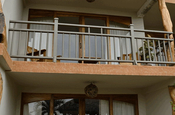 Balkon im Canoa Beach Hotel 