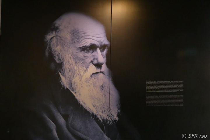 Charles Darwin in San Cristóbal, Galapagos