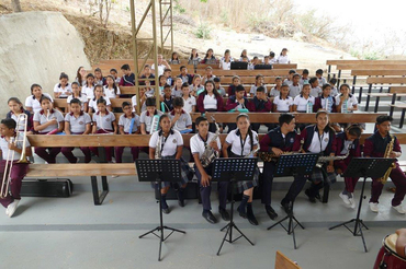 Sathya Sai Schule Ecuador Orchester