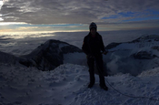 Cotopaxi-Gipfel-Sonnenaufgang