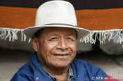 Deckenverkäufer in Ecuador