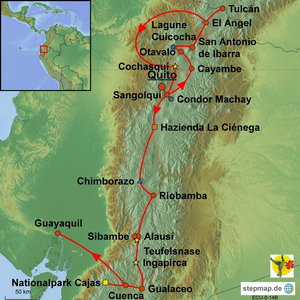 Karte Variante B Ecuador