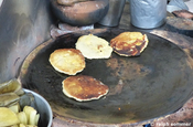 Maispfannenkuchen in Gualaceo, Ecuador