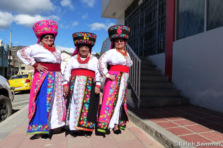 Cholas Frauen in Ecuador