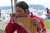 Otavalo Panflötenspieler, Ecuador