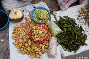 Gemüse auf Otavalomarkt in Ecuador