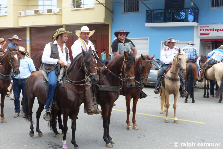 Reiterfest in Monterrey in Ecuador