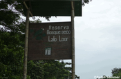 Schild Lola Loor Ecuador