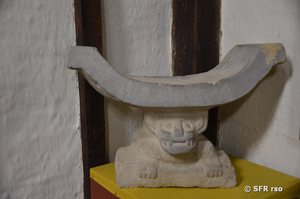 Häuptlingssitz im Museum Agua Blanca