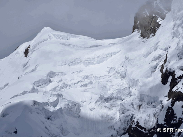 Gletscher am Vulkan Antizana
