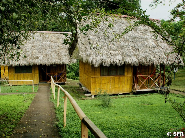 Hütten der Yarina Lodge