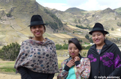 Indigene Mädchen in Zumbahua, Ecuador