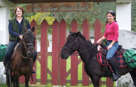 Reiten in Ecuador - Green Horse Ranch Tor