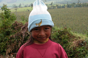 Otavalo Mädchen in Ecuador