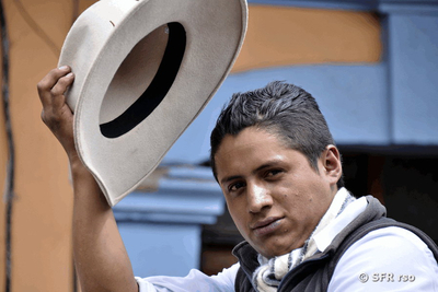 Chagra Pintag Reiter Profil in Ecuador
