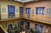 Hostel Posada del Angel erster Stock Ecuador