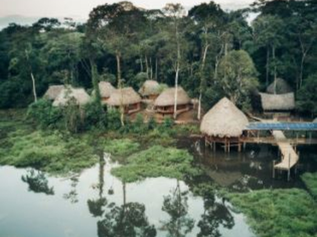 Kapawi Lodge von oben