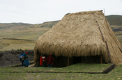 Ichu Grashütte in Ecuador
