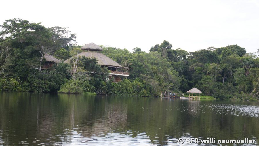 La Selva Lodge Blick von der Lagune