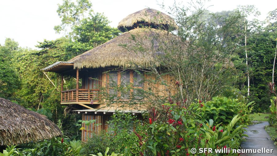 La Selva Lodge Bungalow seitlich