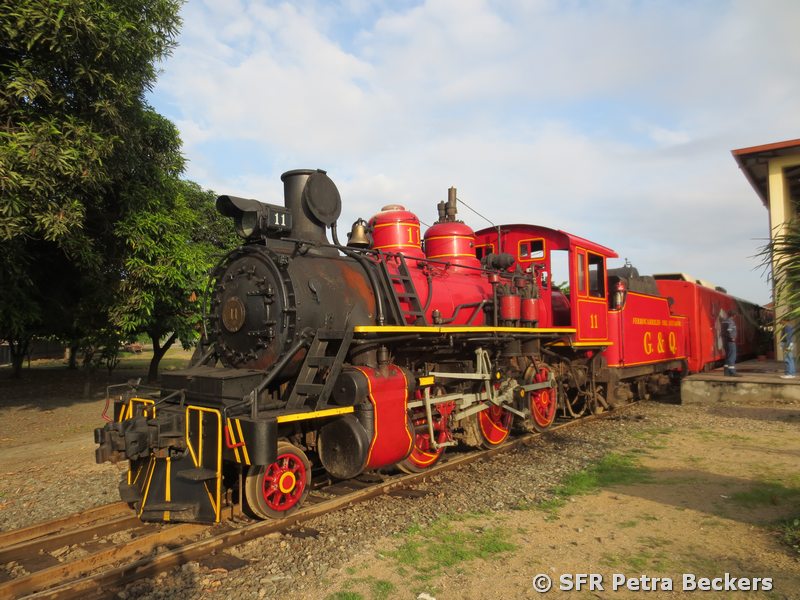 Dampflokomotive in Riobamba