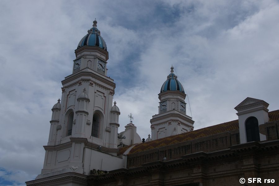 Kirche in El Quinche, Ecuador