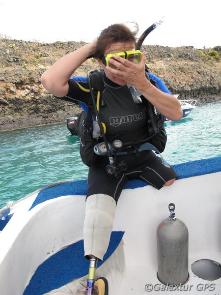 Fertig für Tauchgang, Galapagos