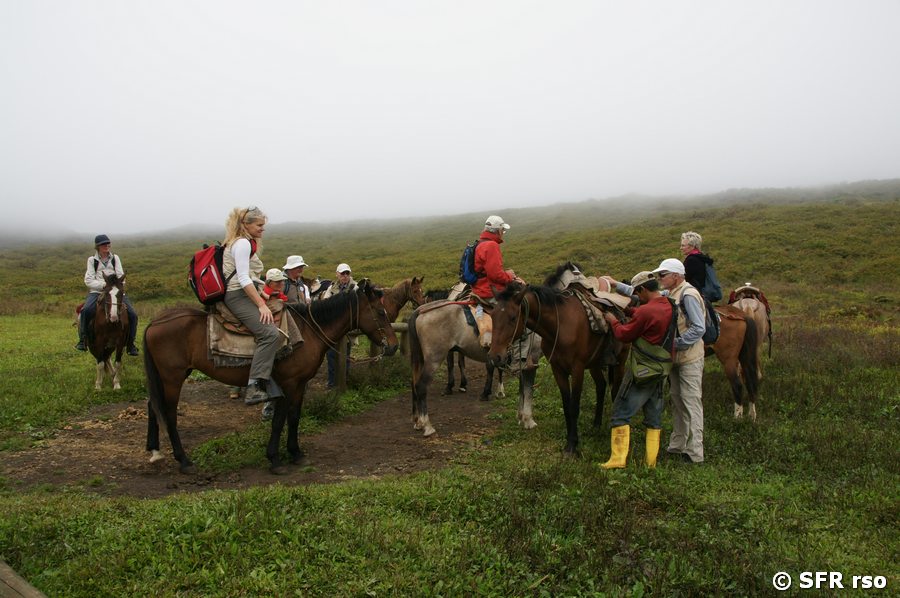 Rittauf zum Sierra Negra Vulkan, Galapagos