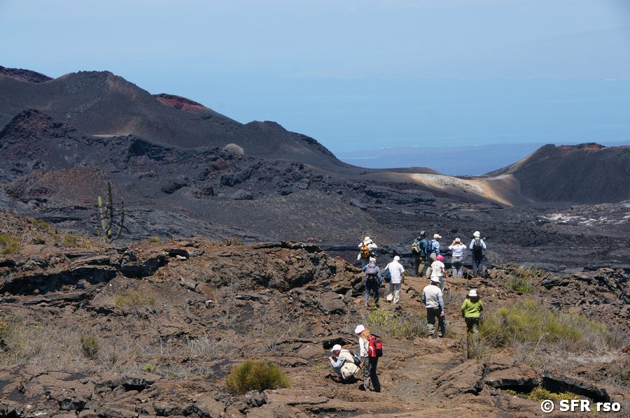 Wanderung auf dem Chico Vulkan, Galapagos