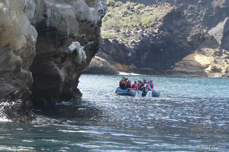 Steilküste in Punta Vicente Roca, Galapagos