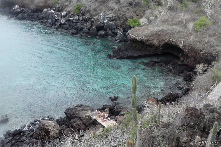 Badebucht in Cerro Tijeretas, Galapagos