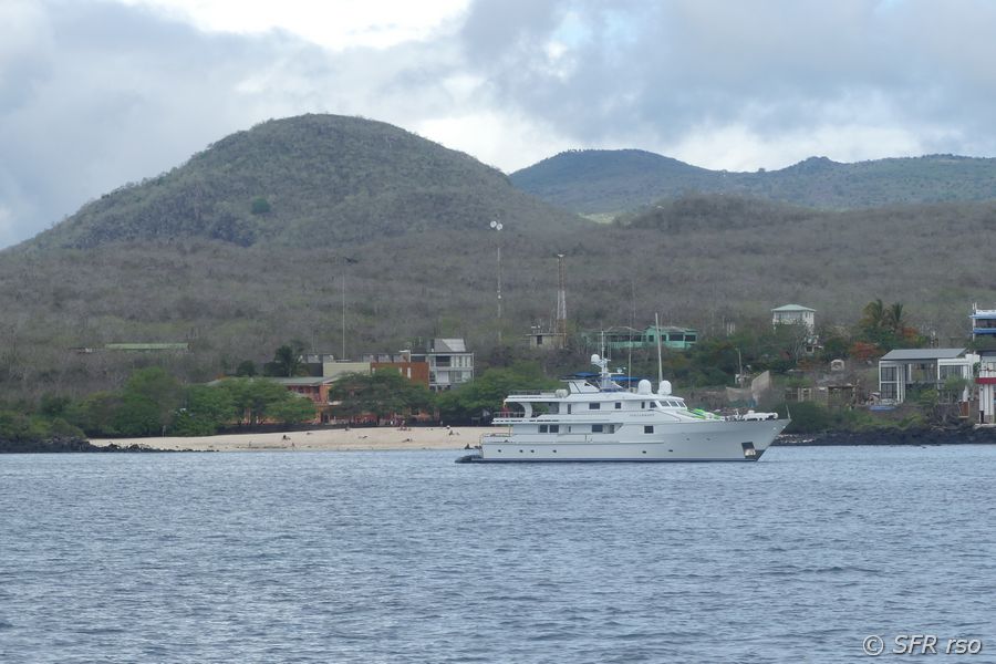 Hafen in Baqueriuo Moreno, Galapagos
