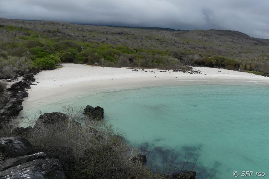 Strandbucht in Puerto Chino, Galapagos